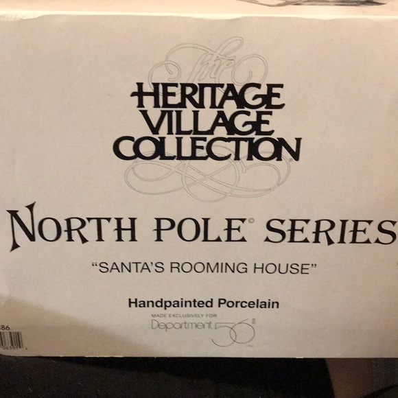 Department 56 Other - North Pole series Santa’s rooming house Department 56 Other - North Pole series Santa’s rooming house